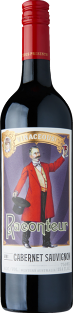 Bottle shot for 2020 Vinaceous Raconteur Cabernet Sauvignon