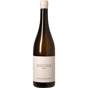 Bottle shot for 2022 Cantina Maugeri Etna Bianco Contrada Volpare Frontemare