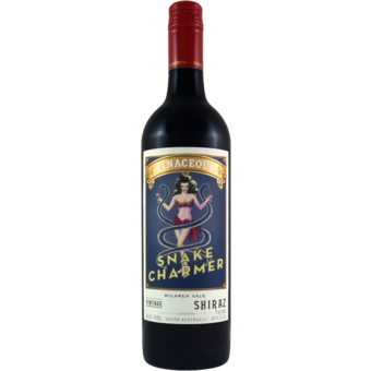 Bottle shot for 2022 Vinaceous Snake Charmer Shiraz