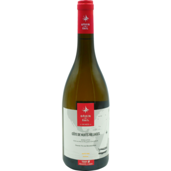 Bottle shot for 2019 Grain De Sail Cotes De Nuits Villages Chardonnay