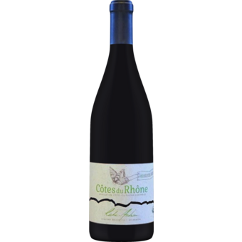 Bottle shot for 2022 Domaine Roche Audran Cotes Du Rhone "Cuvee E Papillon"