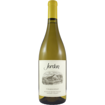 Bottle shot for 2023 Jordan Vineyard Chardonnay