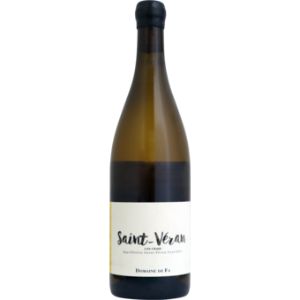 Bottle shot for 2022 Domaine De Fa Saint Veran "Les Crais"