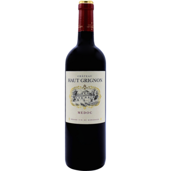 Bottle shot for 2019 Chateau Haut Grignon Medoc