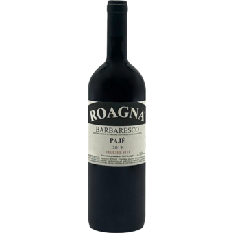 Bottle shot for 2019 Roagna Barbaresco Paje Vecchie Vigne