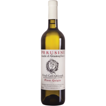 Bottle shot for 2024 Perusini Pinot Grigio Colli Orientali Del Friuli