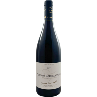 Bottle shot for 2023 David Trousselle Coteaux Bourguignons Rouge