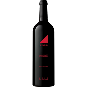 Bottle shot for 2022 Justin Cabernet Sauvignon
