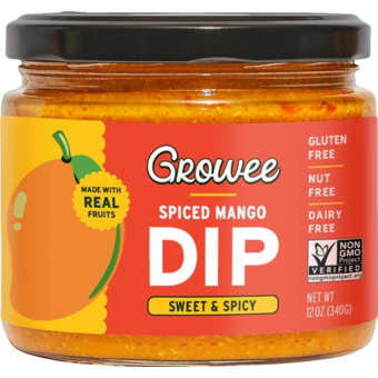 Bottle shot for  Growee Spiced Mango Dip