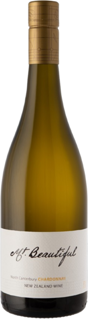 Bottle shot for 2020 Mt. Beautiful Chardonnay