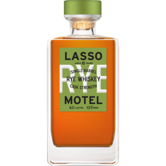 Bottle shot for  Lasso Motel 10 Year Rye Cask Strength Single Barrel