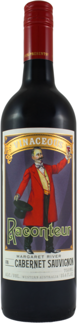 Bottle shot for 2022 Vinaceous Raconteur Cabernet Sauvignon