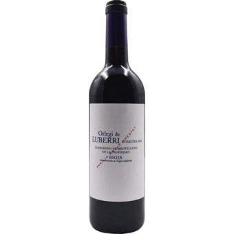 Bottle shot for 2024 Luberri Orlegi