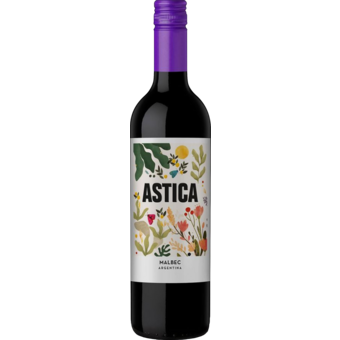 Bottle shot for 2025 Astica Malbec
