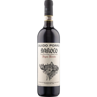 Bottle shot for 2021 Guido Porro Barolo Vigna Rionda