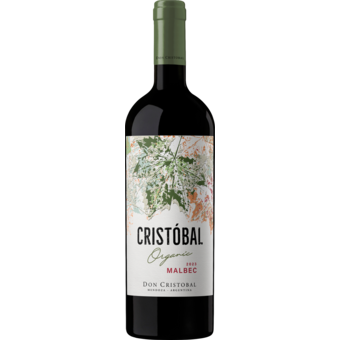 Bottle shot for 2023 Don Cristobal Organic Malbec