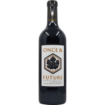Bottle shot for 2023 Once & Future Green And Red Vineyard Zinfandel