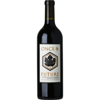 Bottle shot for 2023 Once & Future Old Hill Ranch Vineyard Zinfandel