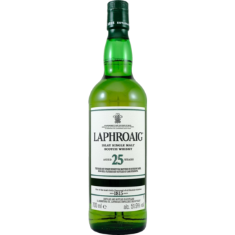Bottle shot for  Laphroaig 25 Year Old