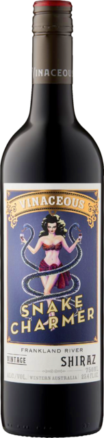 Bottle shot for 2021 Vinaceous Snake Charmer Shiraz