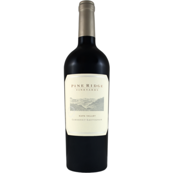 Bottle shot for 2023 Pine Ridge Cabernet Sauvignon Napa Valley