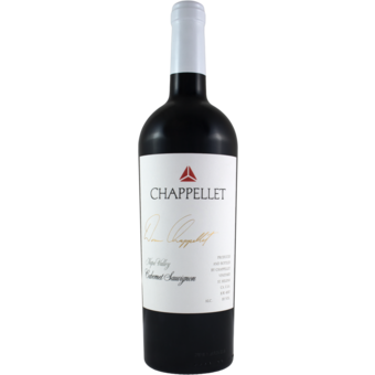 Bottle shot for 2022 Chappellet Signature Napa Cabernet Sauvignon