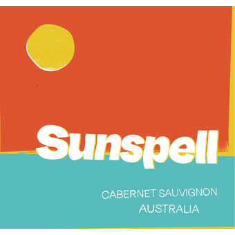 Label shot for 2022 Sunspell Cabernet Sauvignon