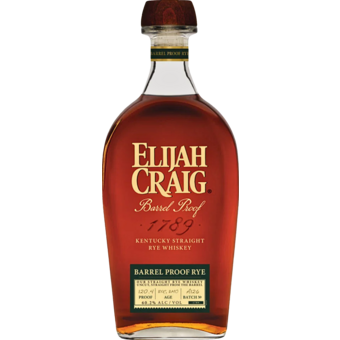 Bottle shot for  Elijah Craig Barrel Proof Rye A126 11yr 11mo 120.4 Proof