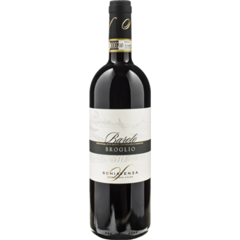 Bottle shot for 2021 Schiavenza Barolo Broglio