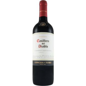 Bottle shot for 2023 Casillero Del Diablo Cabernet Sauvignon