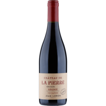 Bottle shot for 2021 Chateau De La Pierre Regnie Sans Soufre
