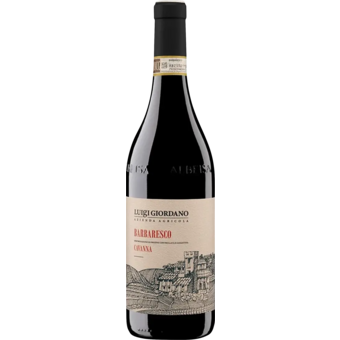 Bottle shot for 2022 Luigi Giordano Barbaresco Cavanna