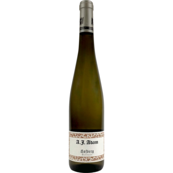 Bottle shot for 2024 A.J. Adam Dhron Hofberg Riesling Kabinett
