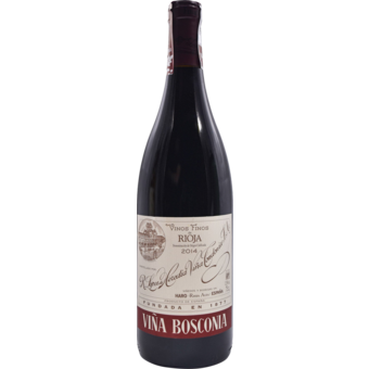 Bottle shot for 2014 Lopez De Heredia Bosconia Rioja Reserva