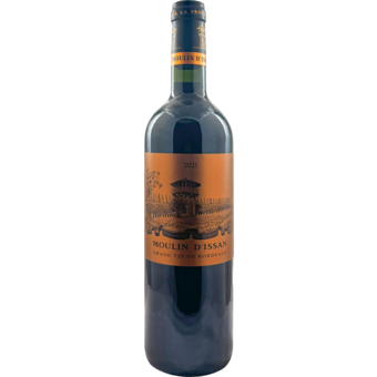 Bottle shot for 2021 Chateau D'issan Moulin D'issan Bordeaux Superior