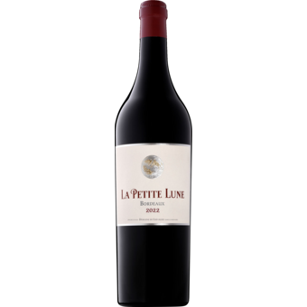 Bottle shot for 2022 Le Petite Lune Bordeaux Rouge