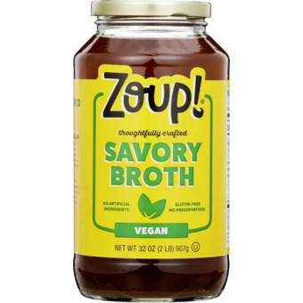 Bottle shot for  Zoup! Veggie Broth