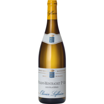 Bottle shot for 2023 Olivier Leflaive Du Domaine Puligny Montrachet Les Folatieres 1er Cru