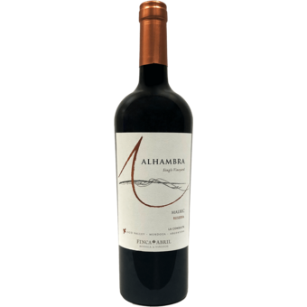 Bottle shot for 2023 Alhambra Malbec Reserva Valle De Uco