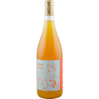 Bottle shot for 2021 Artevani Rkatsiteli White Orange Wine