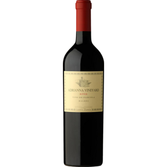 Bottle shot for 2021 Catena Zapata Adrianna Vineyard 'River' Malbec