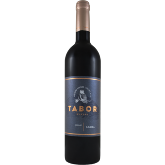 Bottle shot for 2019 Tabor Adama Merlot Upper Galilee