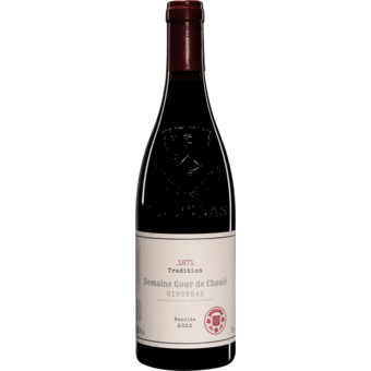 Bottle shot for 2022 Domaine Du Gour De Chaule Gigondas Cuvee Tradition