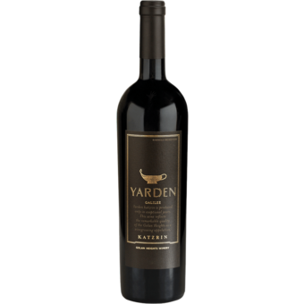 Bottle shot for 2021 Yarden Katzrin Red