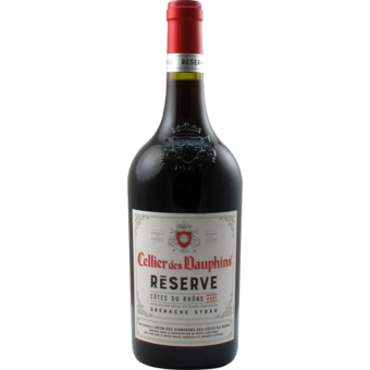 Bottle shot for 2023 Cellier Des Dauphins Reserve Cotes Du Rhone
