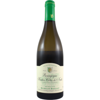 Bottle shot for 2023 Hudelot Baillet Hautes Cotes De Nuits Blanc