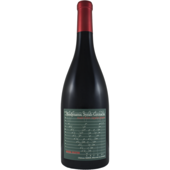 Bottle shot for 2021 Maris Natural Selection Biodynamic Syrah Granach