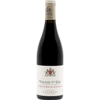 Bottle shot for 2023 Domaine Yvon Clerget Volnay 1er Cru Carelle Sous La Chapelle