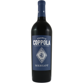 Bottle shot for 2023 Coppola Diamond Merlot