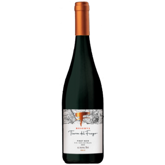 Bottle shot for 2023 Tierra Del Fuego Pinot Noir